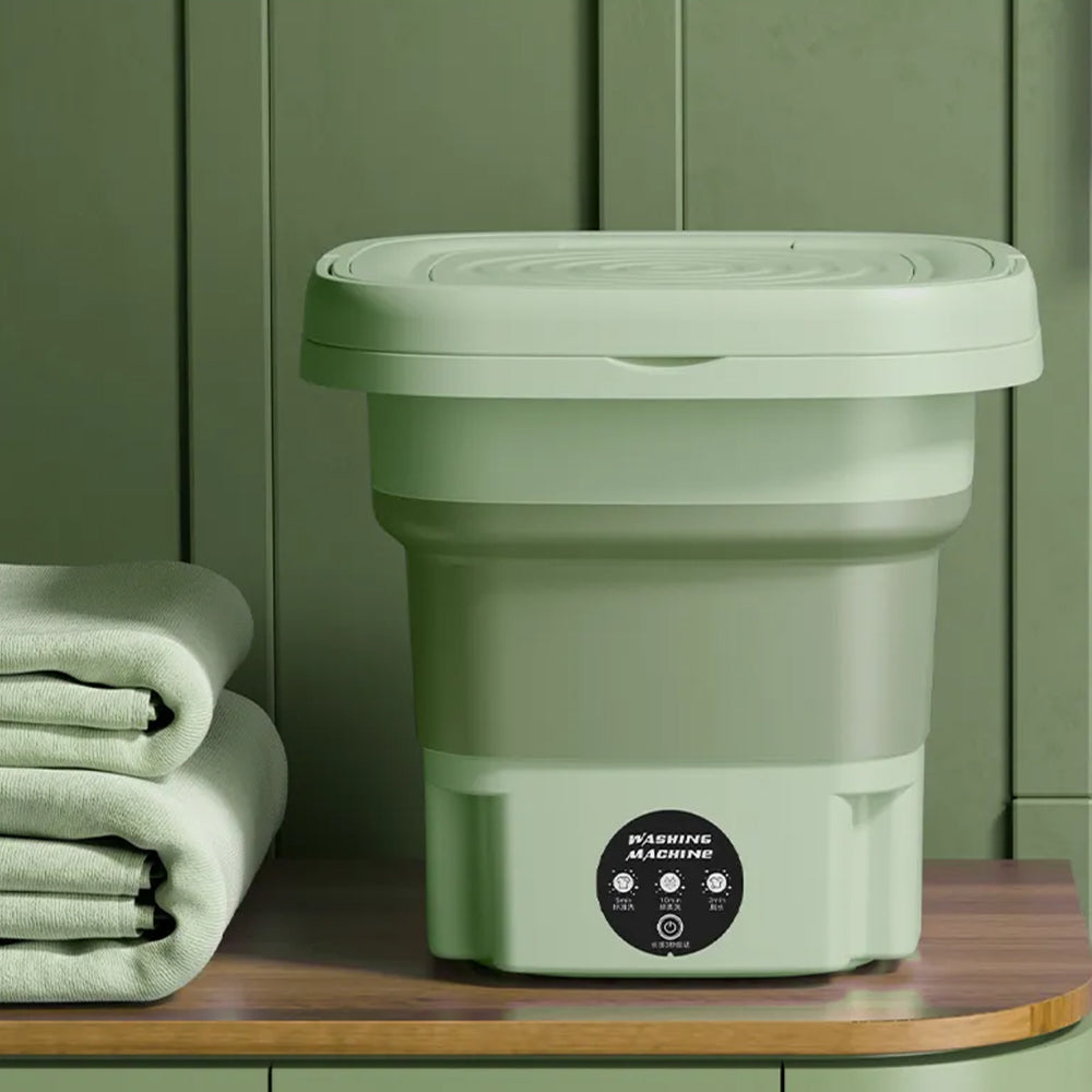Foldable Portable Washer With Built-In Dryer For Home Use
