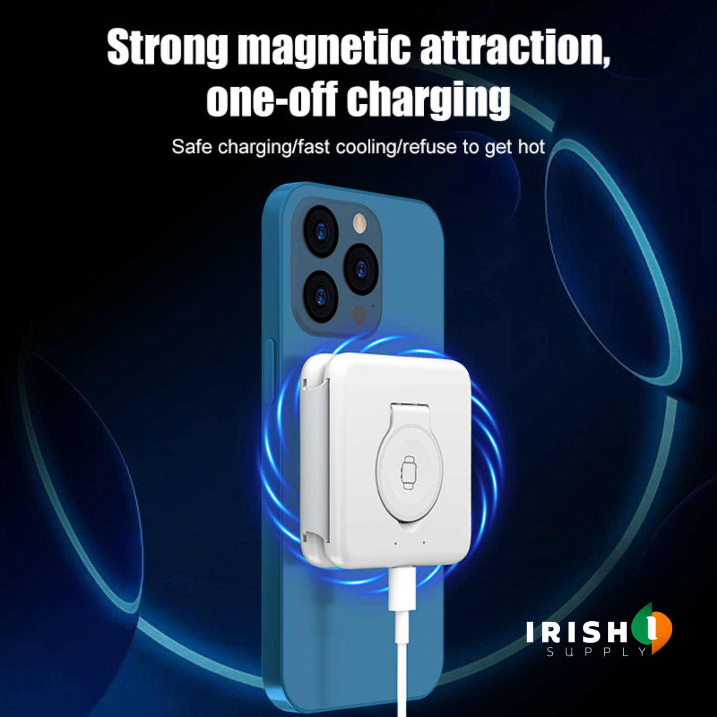 CHARGEPOD Foldable Magnetic 3-in-1 Fast-Charge Hub