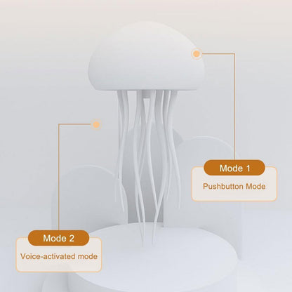 Jellyflow LED Jellyfish Lamp – 12-Color Night Light with Voice Control, Hanging or Table Base | Soothing Mood & Atmosphere Lamp