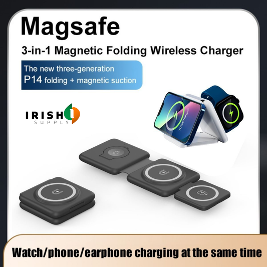 CHARGEPOD Foldable Magnetic 3-in-1 Fast-Charge Hub