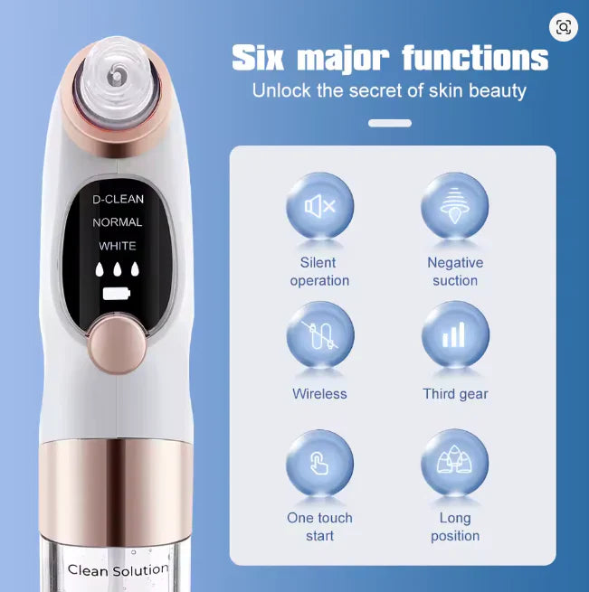 Super Micro Bubble Facial Cleansing Device & Blackhead Remover