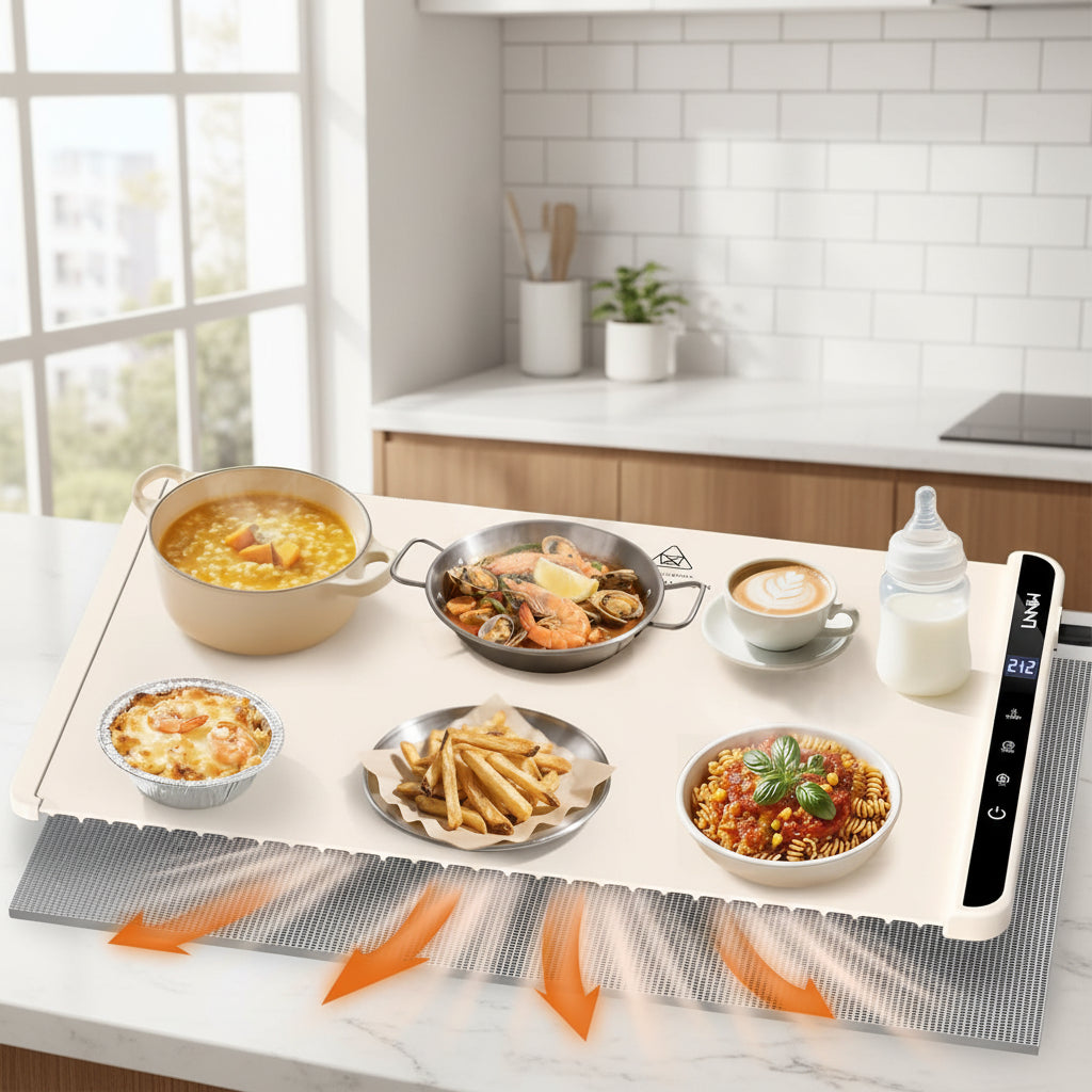Electric Tabletop Food Warmer Mat Heat Resistant Serving