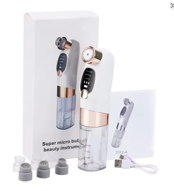Super Micro Bubble Facial Cleansing Device & Blackhead Remover
