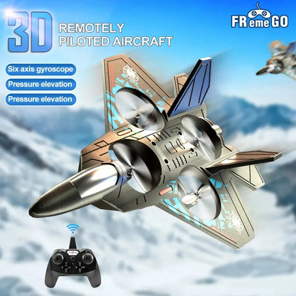 RC Fighter Drone With Gravity Sensor Quad Motor Aircraft
