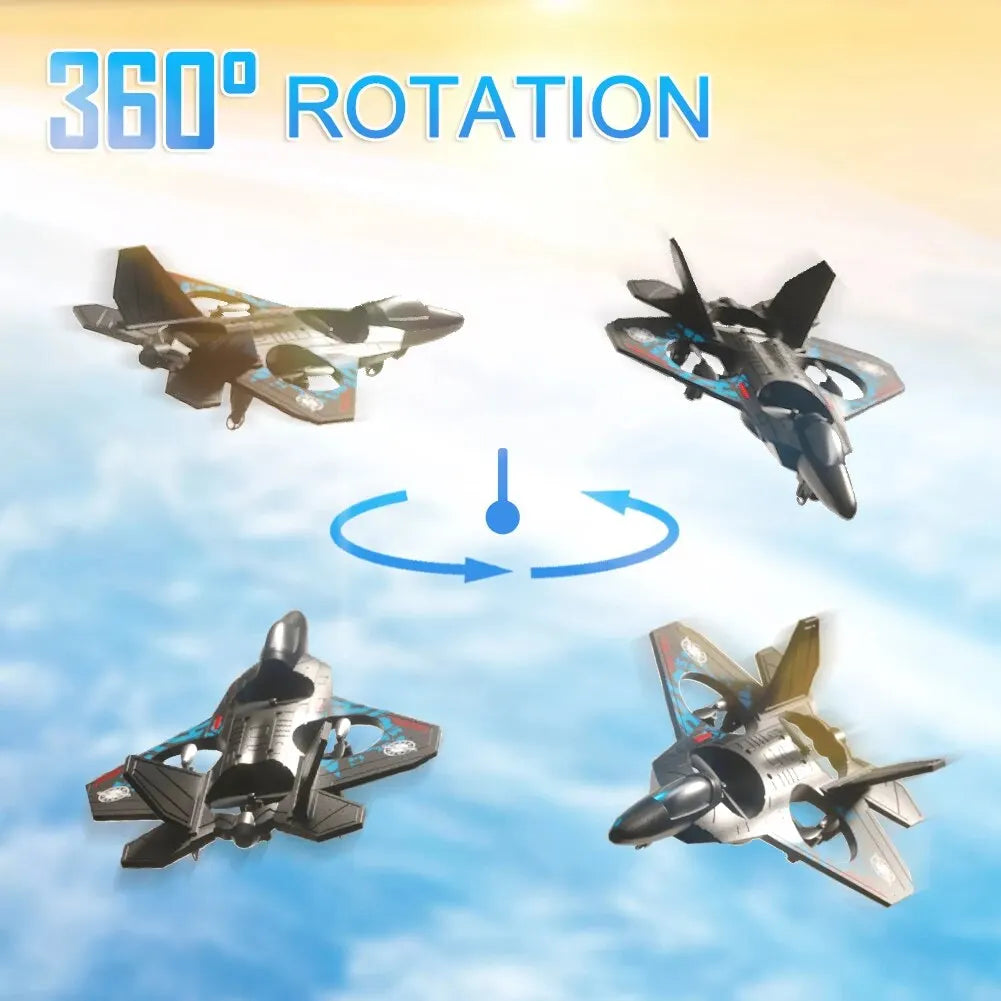 RC Fighter Drone With Gravity Sensor Quad Motor Aircraft
