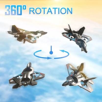 RC Fighter Drone With Gravity Sensor Quad Motor Aircraft