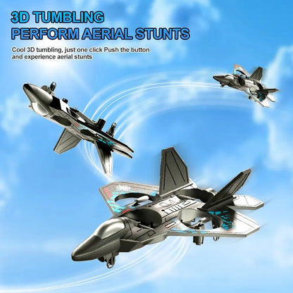 RC Fighter Drone With Gravity Sensor Quad Motor Aircraft
