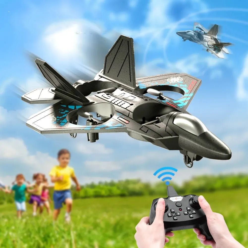RC Fighter Drone With Gravity Sensor Quad Motor Aircraft