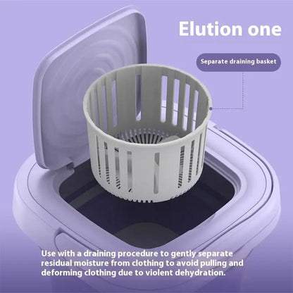 Foldable Portable Washer With Built-In Dryer For Home Use