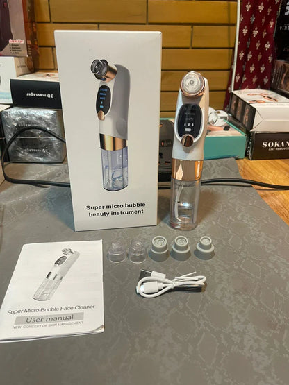 Super Micro Bubble Facial Cleansing Device & Blackhead Remover