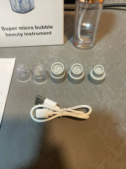 Super Micro Bubble Facial Cleansing Device & Blackhead Remover