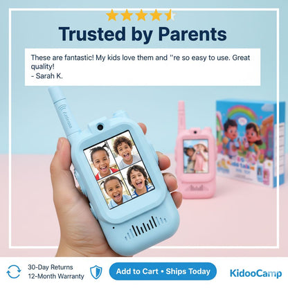 Kids Video Walkie Talkie – 2-Pack