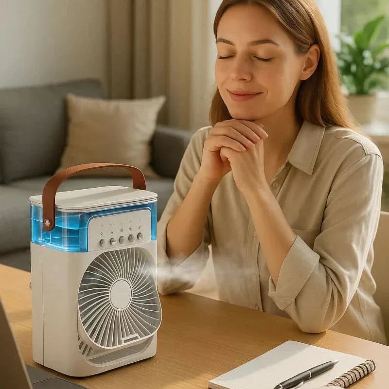 CoolPod Compact Desktop Evaporative Mini Cooler For Personal Spot Relief